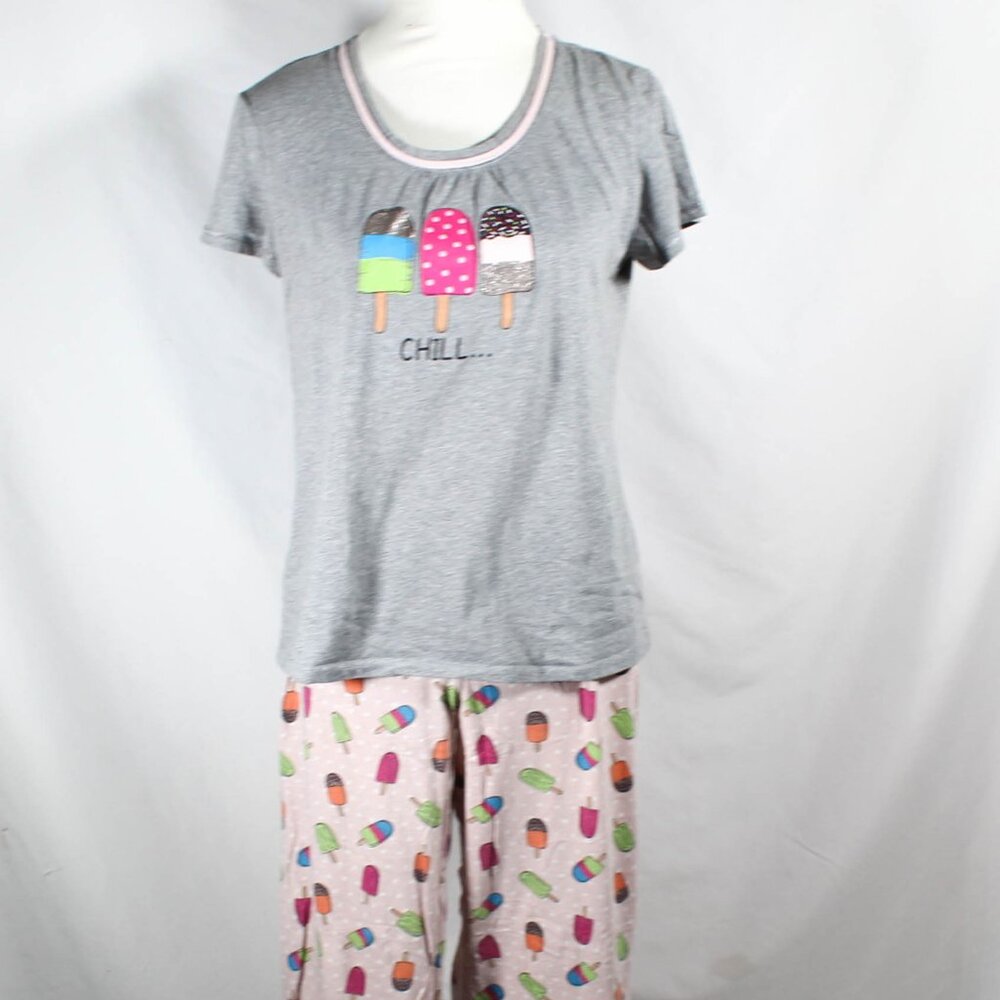 Secret Treasures Women's Popsicle Pajama Set, Size Medium (8/10)